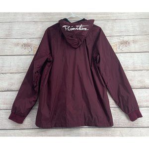Primitive Skateboards Hooded Skate Windbreaker Jacket Men's Size Medium Burgundy